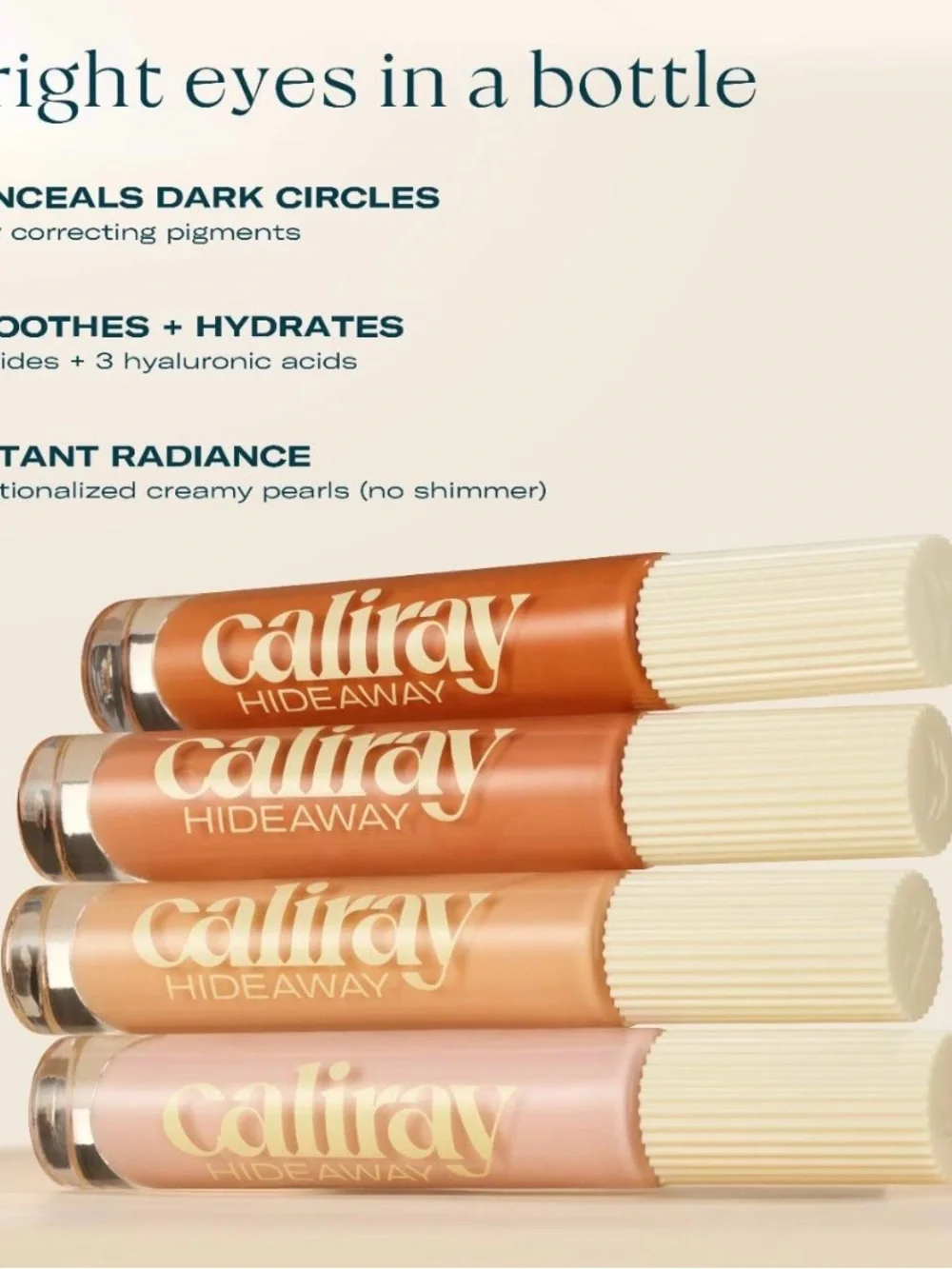 Caliray Hide Away Brightening Under Eye Color Corrector - Dawn
